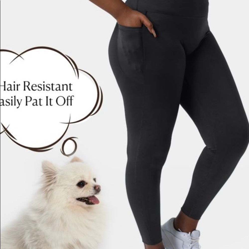 Halara pet hair resistant leggings in black